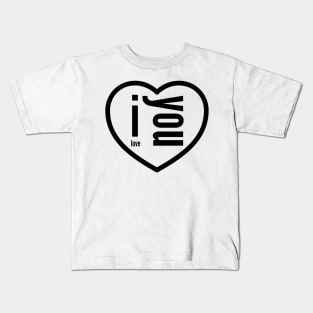 I Love You Valentines Day Kids T-Shirt